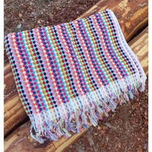 Ekli Desenli Sofra Masa Örtüsü 170X170 Cm (6 Lı) - Karışık Renk - 170X170