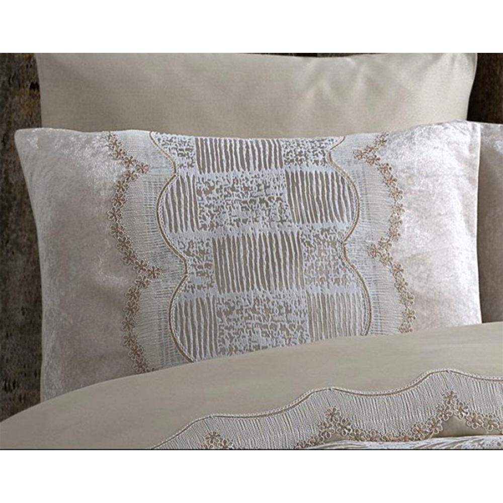 Kasso Home Krc0539 İnci Çift Kişilik 6 Parça Pike Takım Seti 240 X 250 CM - Karışık Renk - 240X250 CM