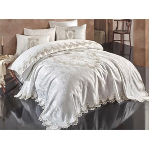 Kasso Home Krc1293 Safir Çift Kişilik 6 Parça Pike Takım Seti 245X 255 CM - Karışık Renk - 245X255 CM