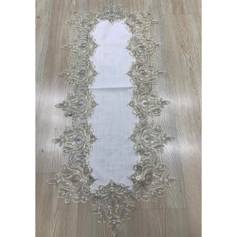 Kasso Home Krc2142 Keten Runner Masa Örtüsü - Karışık Renk - ASORTİ