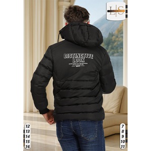 Lasgaris 5008 Erkek Petek Baskılı Keten Kapşonlu Kaban 12-16 Yaş (5 Li)