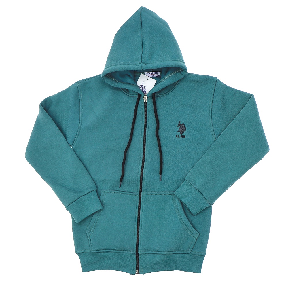 Papatyam Kids 10938 Erkek Çocuk 3 İp Fermuarlı U.S. Polo Enjeksiyon Baskılı Kapşonlu Caket 9-12 Yaş - Karışık Renk - 9-12 YAŞ