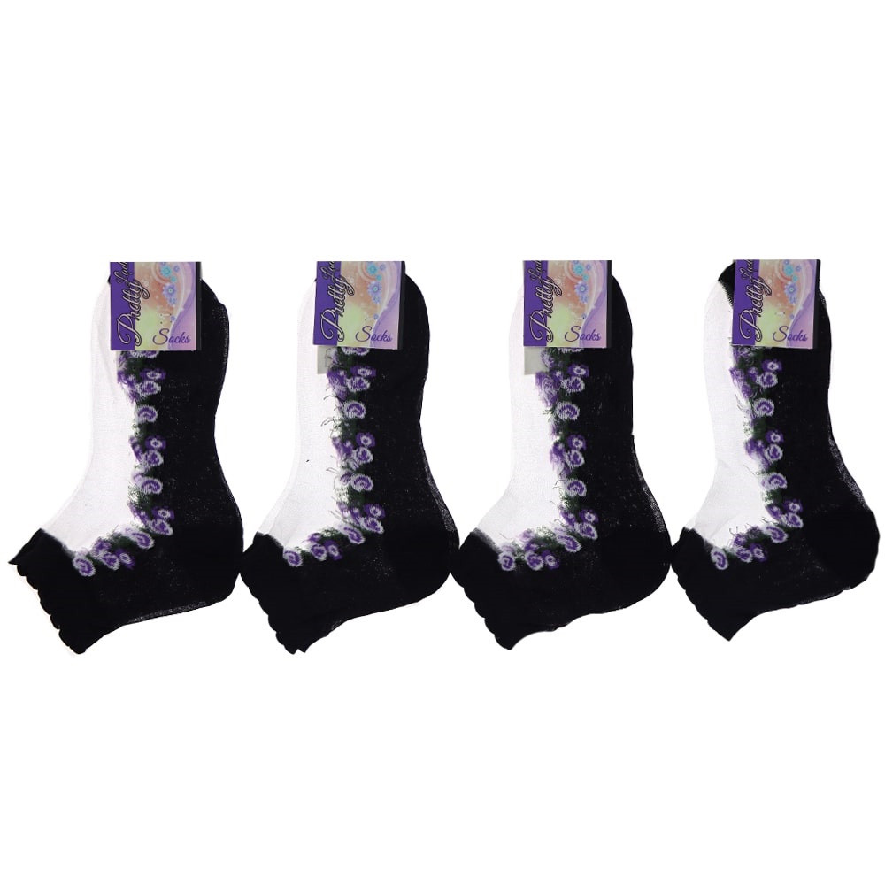 Pretty Bayan Simli Patik Çorap