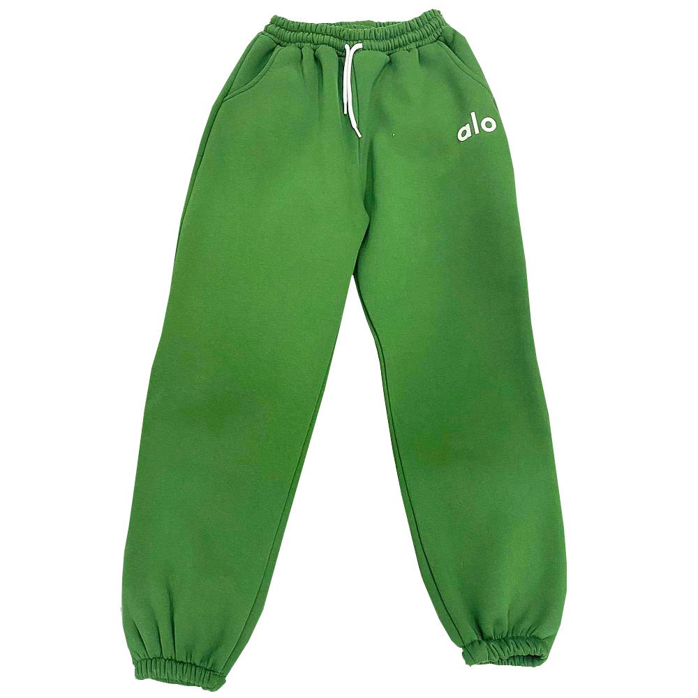 Alo Bayan 3 İp Alo Baskılı Cepli Lastik Paça Eşofman Alt S-XL - Karışık Renk - S-M-L-XL