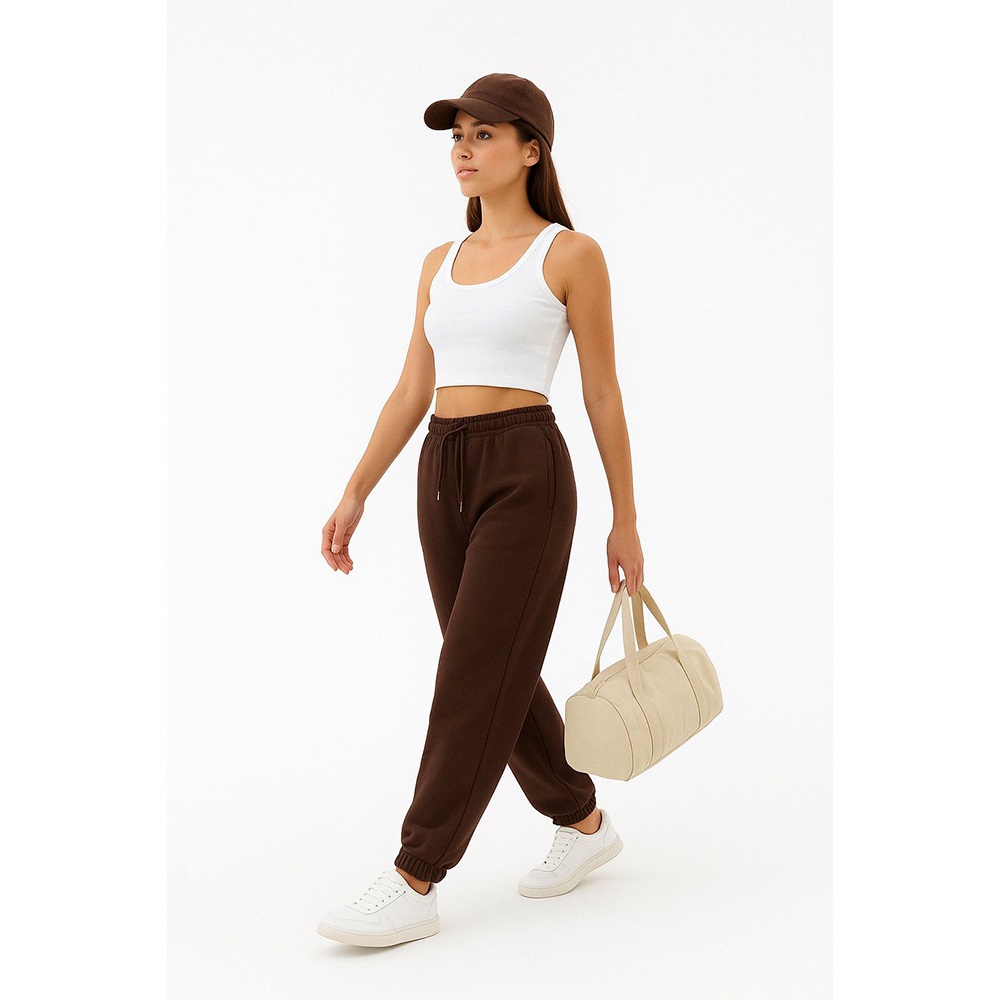 Sümeyye Bayan 3 İp Oysho Baskılı Paça Lastikli Eşofman Alt S-XL (4Lü) - Karışık Renk - S-M-L-XL