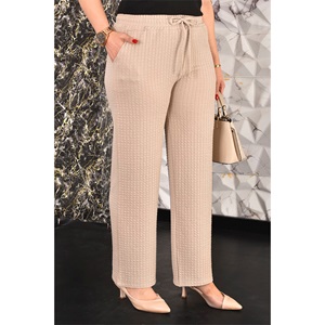 Elit Lıfe 129 Bayan Battal Buby Kumaş Geniş Paçalı Cepli Eşofman Alt 3XL-7XL