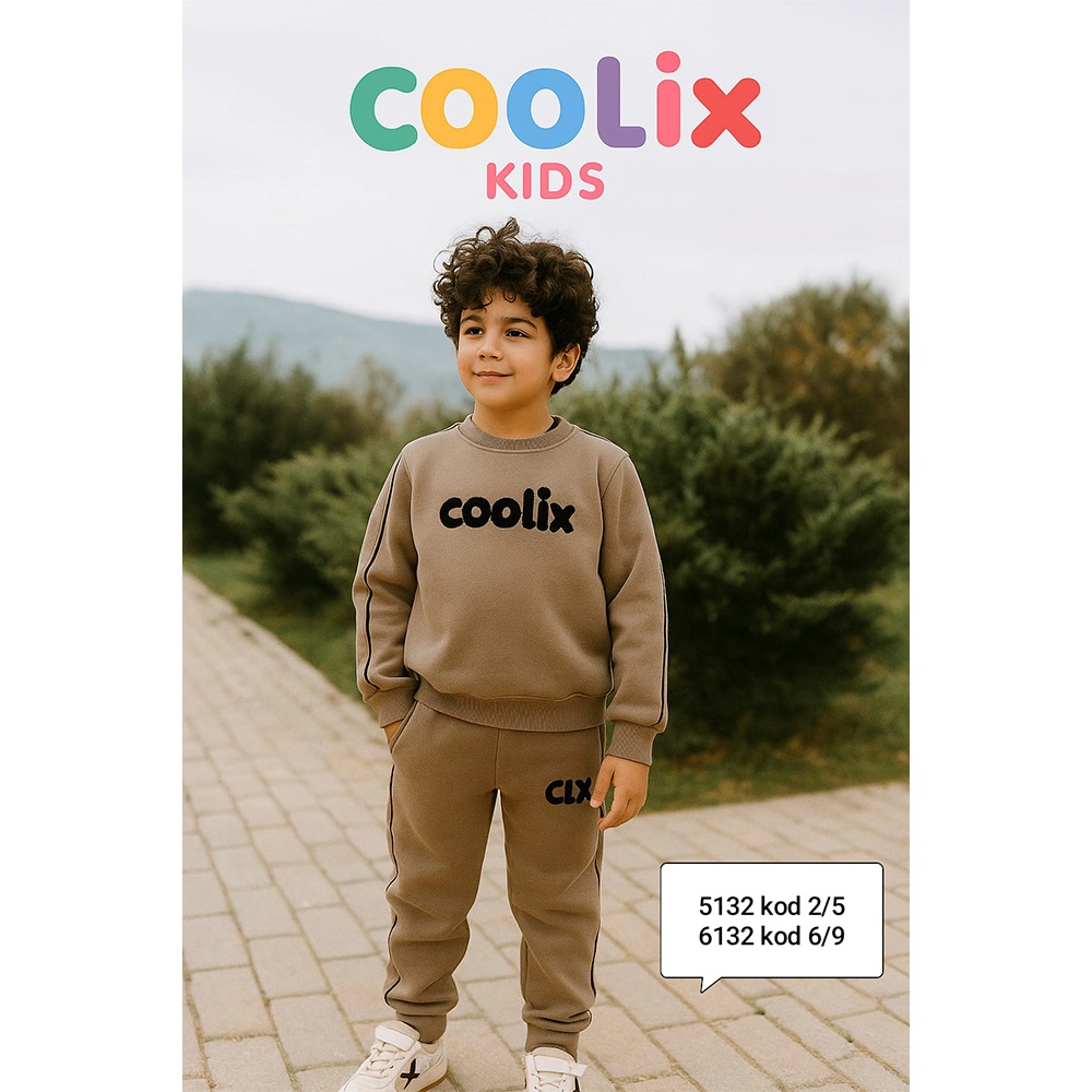 Coolix 6132 Erkek Çocuk 3 İp Coolix Süzüne 2 li Takım 9-12 Yaş - Karışık Renk - 9-12 YAŞ