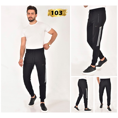 Nıke 103 Erkek Kompak Penye Torlu Likralı Nıke Nakışlı Eşofman Alt S-2XL - Karışık Renk - S-M-L-XL-2XL