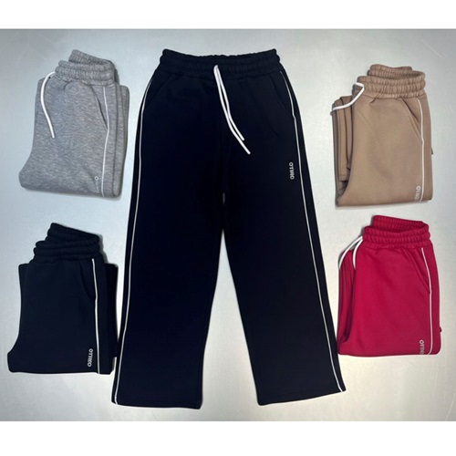 Oysho 1653/1 Kız Çocuk 3 iP Biyeli Oysho Baskılı Palazo Eşofman Alt 8-12 Yaş - Karışık Renk - 8-12 YAŞ