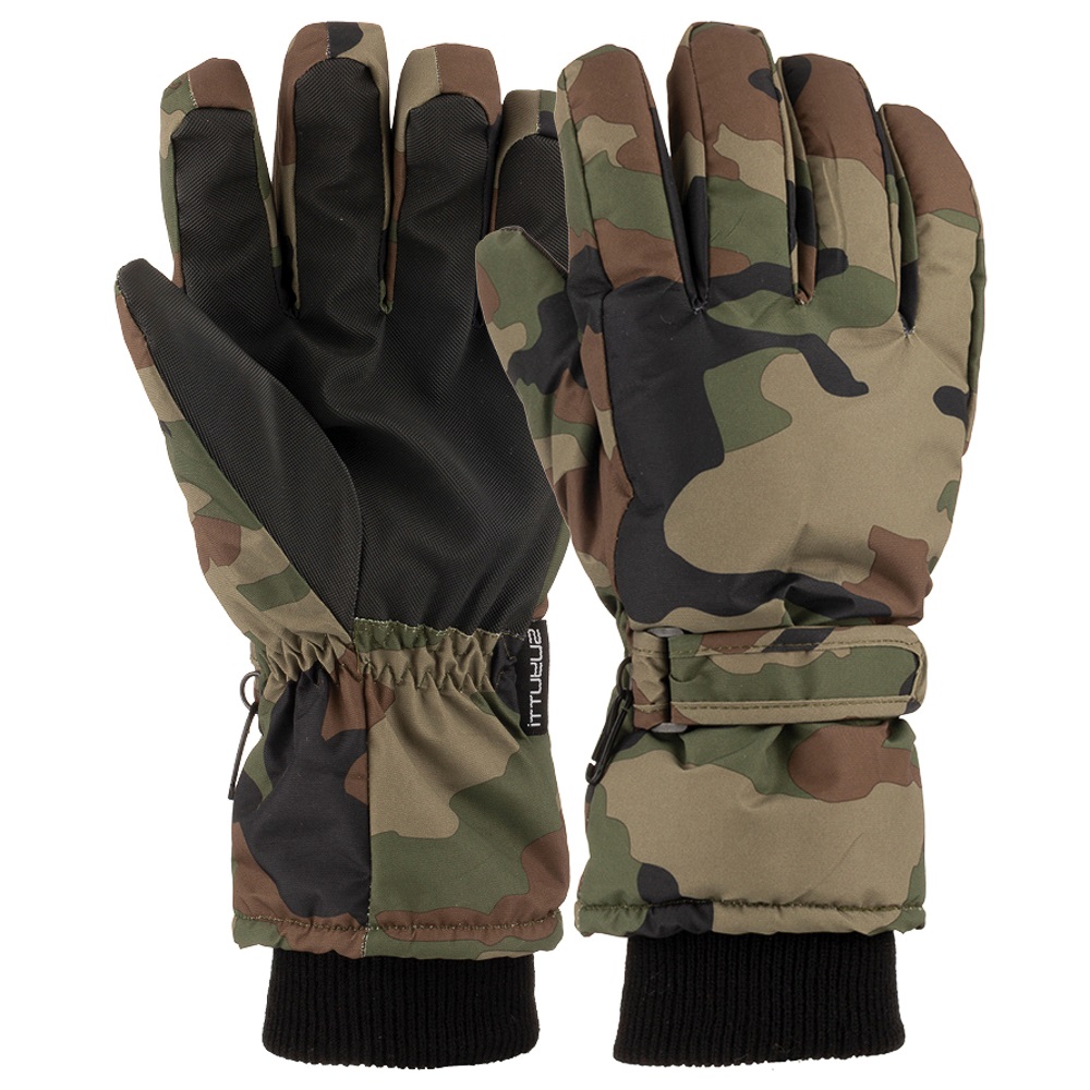Suyutti K424-17 Erkek Kamuflaj Şişme Kar Eldiveni
