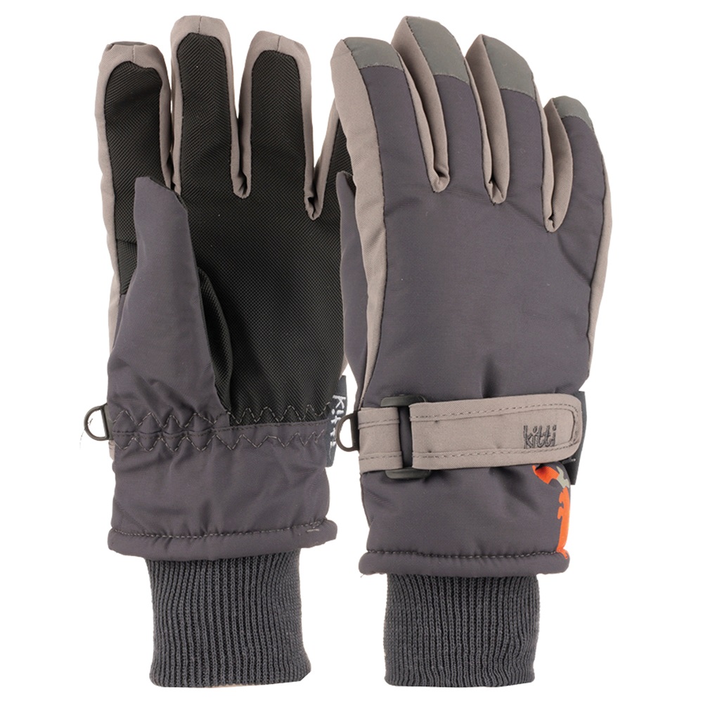 Kitti K421-14 Erkek Çocuk Şişme Kar Eldiveni 4-9 Yaş