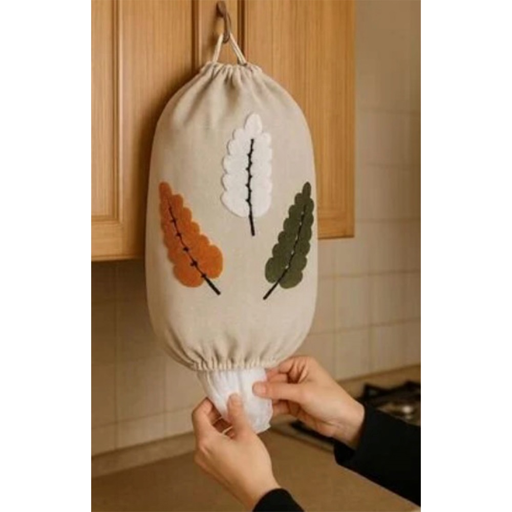 Kasso Home Krc2321 Keten Punç Nakışlı Poşetlik (20 Li)- Karışık Renk - ASORTİ