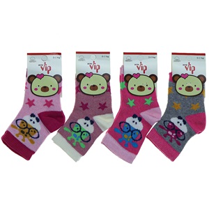 Vip 101 Desenli Mevsimlik Kız Bebe Soket Çorap