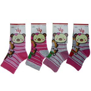 Vip 101 Desenli Mevsimlik Kız Bebe Soket Çorap