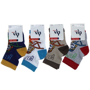 Vip 101 Desenli Mevsimlik Kız Bebe Soket Çorap