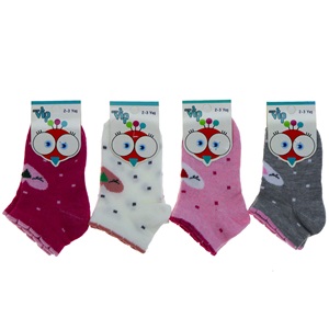 Vip 103 Desenli Mevsimlik Kız Bebe Patik Çorap