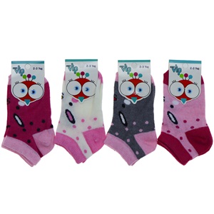 Vip 103 Desenli Mevsimlik Kız Bebe Patik Çorap