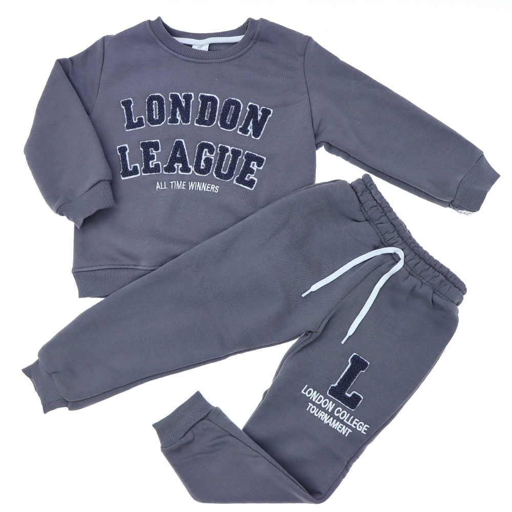 Tospik 30030 Erkek Çocuk 3 ip London Nakışlı Sıfır Yaka Takım 3-10 Yaş - Karışık Renk - 3-10 YAŞ - 39752-Karışık Renk -3-10 YAŞ