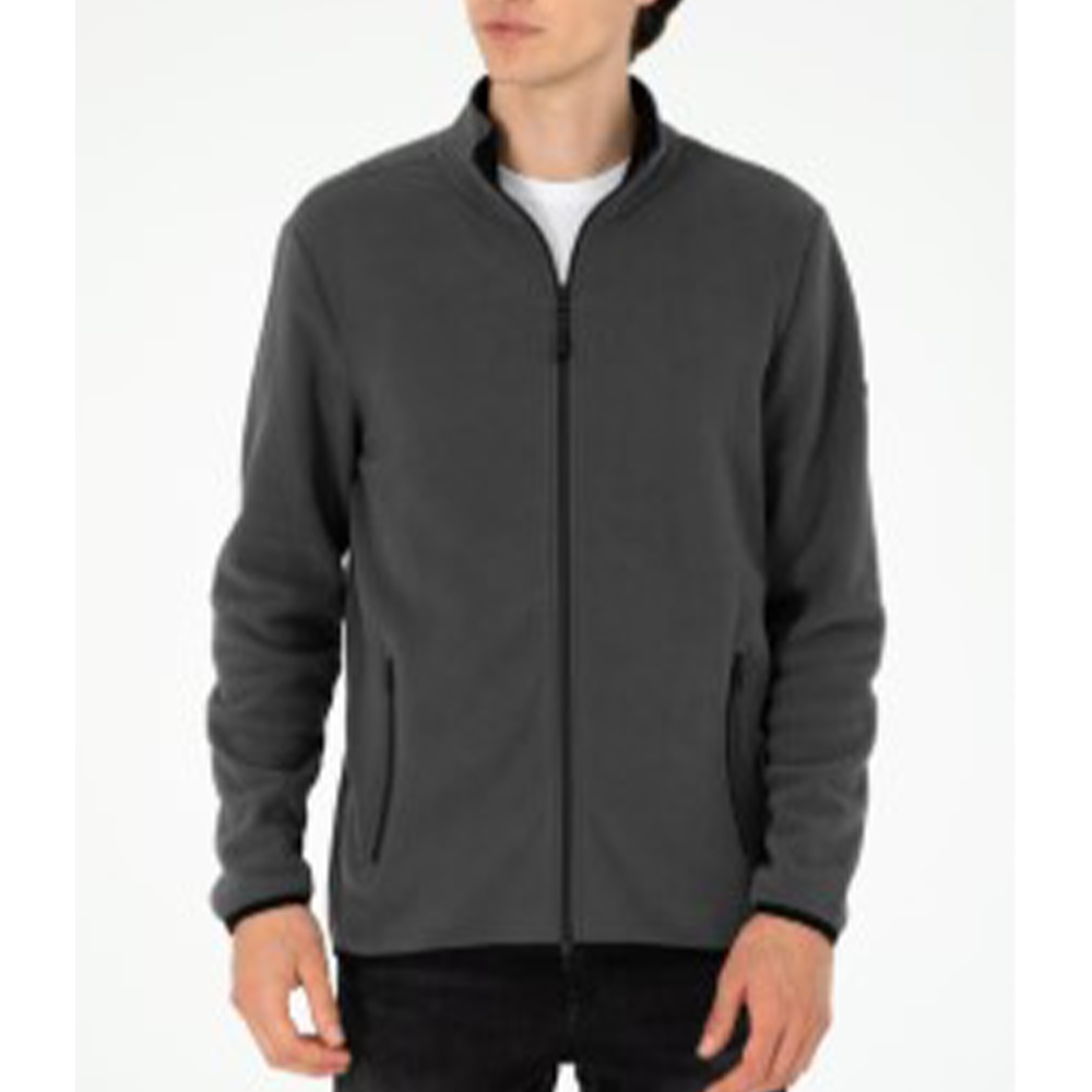 Erkam PS4816 Erkek Battal Polar Fermuarlı Ceket 1XL-5XL