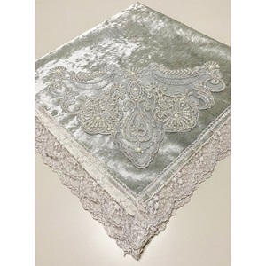 Kasso Home Krc2331 Kadife Fransız Köşe Nakışlı Bohça