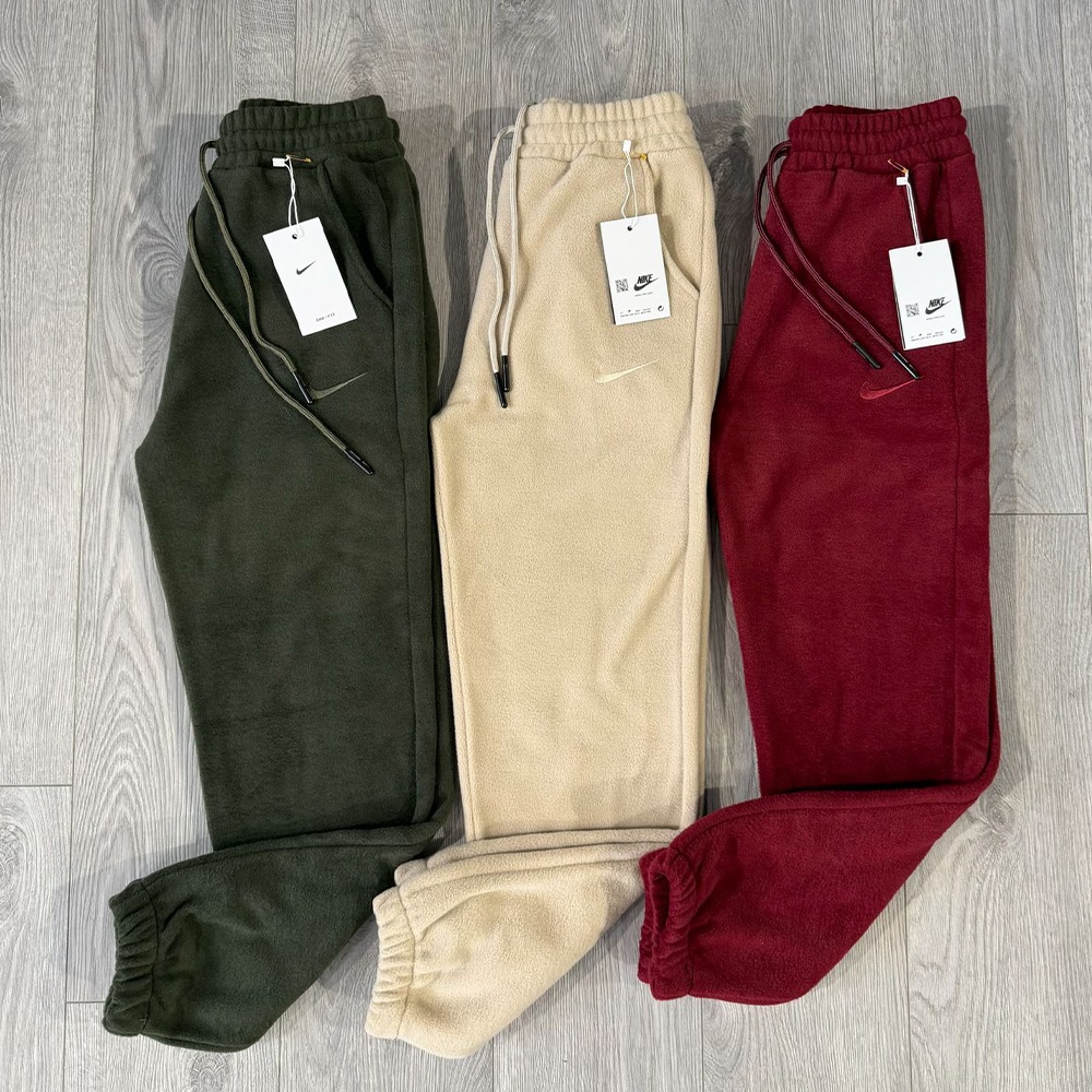 Atrax B-193 Bayan Polar Nıke Nakışlı Paça Lastikli Eşofman Alt S-2XL