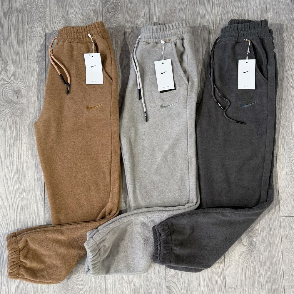 Atrax B-193 Bayan Polar Nıke Nakışlı Paça Lastikli Eşofman Alt S-2XL