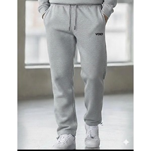 BLR 19910 Erkek 3 İp Bagy Voıd Nakışlı Flato Fermuarlı Paça Stoperli Eşofman Alt S-2XL