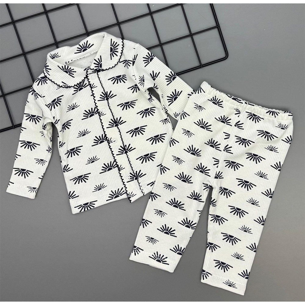 Ceylan Bebe 0009 Bebe Kroşealı Baskılı Takım 3-9 Ay