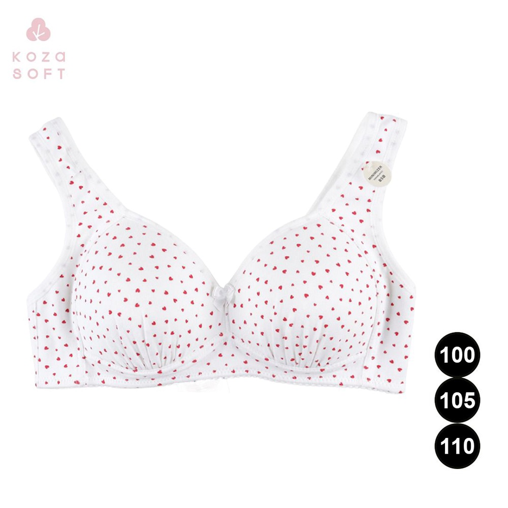 Koza 80520-53 Bayan Penye Desenli Toparlayıcı Sütyen 80-95 - Ekru - 80-85-90-95 - 40118-Ekru-80-85-90-95