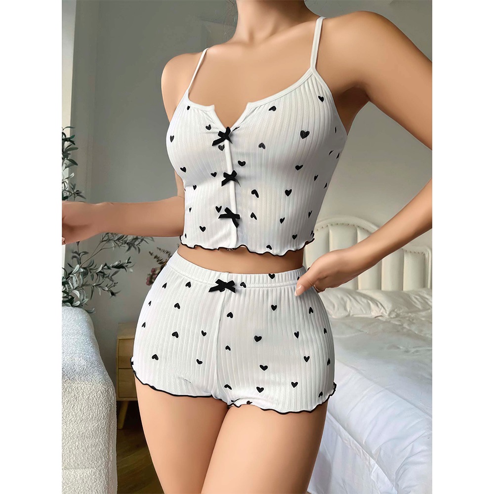 Lily Bianca 13113 Bayan Fantazi Şortlu Takım Gecelik