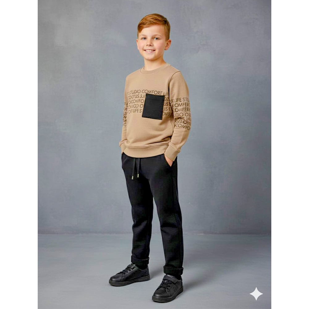 İfba Kids 16004 Erkek Çocuk 2 İp Comfort Lıfe Studıo Baskılı Takım 3-6 Yaş - Karışık Renk - 3-6 YAŞ