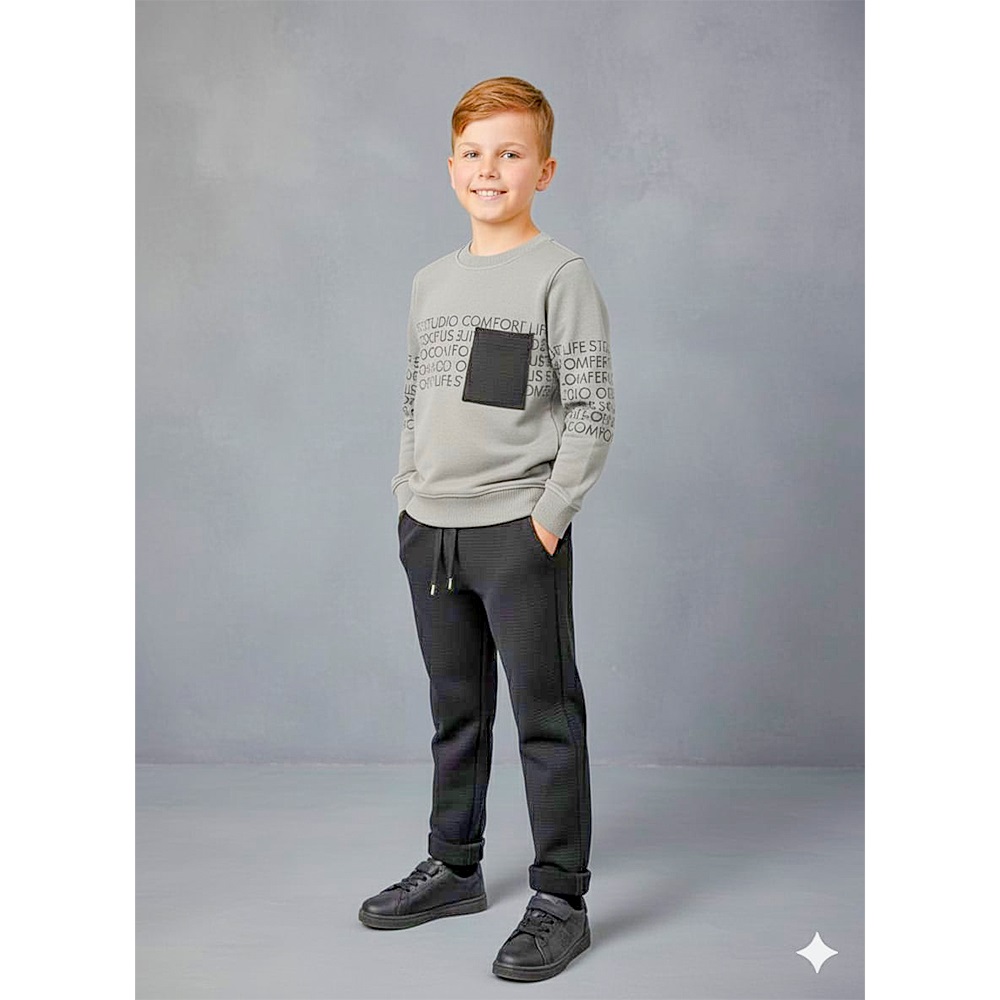 İfba Kids 26004 Erkek Çocuk 2 İp Comfort Lıfe Studıo Baskılı Takım 7-10 Yaş - Karışık Renk - 7-10 YAŞ