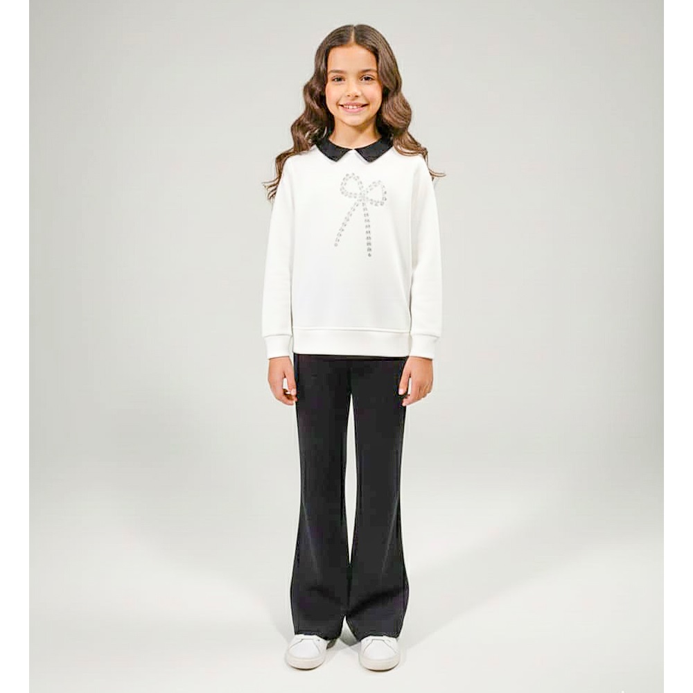 İfba Kids 26006 Kız Çocuk 2 İp Pul Fiyonk Nakışlı İspanyol Takım 9-12 Yaş - Karışık Renk - 9-12 YAŞ