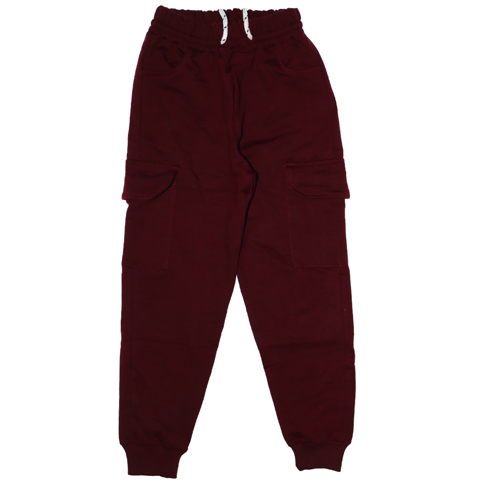 Erkek 2 Tarafı Kargo Cepli Tek Eşofman Alt 5-8 Yaş