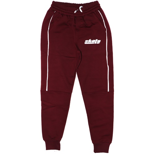 Erkek Garson Skate Baskılı Ribanalı Tek Eşofman Alt 9-12 Yaş