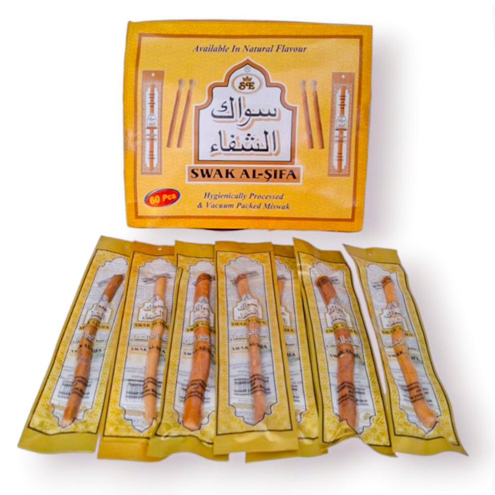 Swak Al Şifa D Vakumlu Paket 60 Lı Büyük Boy Misvak - 40915-Ten-PAKET İÇİ TEK RENK