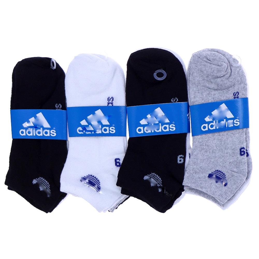 Adidas Çocuk Adidas Nakışlı Penye Likralı 3 Lü Patik Çorap - Karışık Renk - 9-10 YAŞ