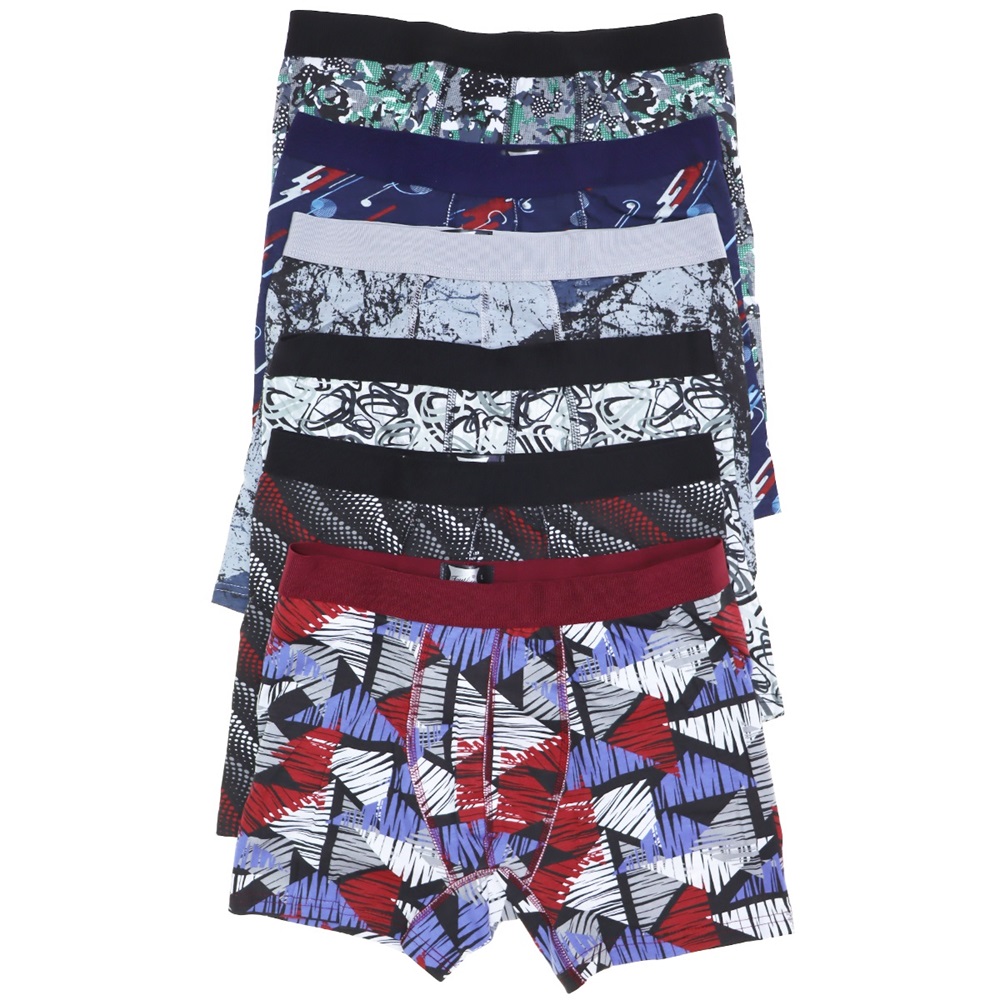 Tutku 0119 Erkek Elastan Empirme Spor Boxer - Karışık Renk - XL