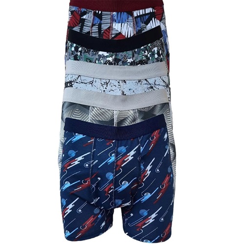 Tutku 0119 Erkek Elastan Empirme Spor Boxer - Karışık Renk - S