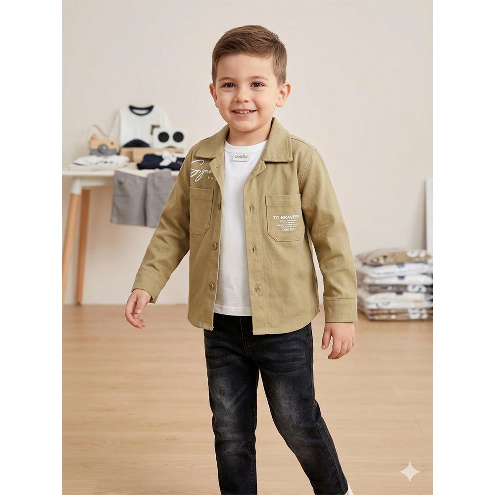 Coolix 7020 Erkek Çocuk Piefti Gömlekli 3 lü Takım 2-5 Yaş