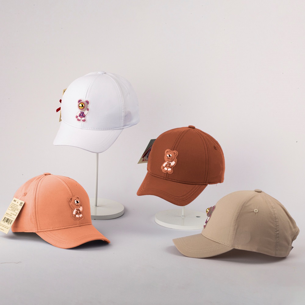 Kitti P-Y26240-10 Kız Çocuk Aksesuarlı Kep Şapka 5-8 Yaş