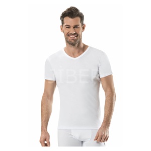 Jiber 112 Erkek V Yaka Kısa Kol Fanila