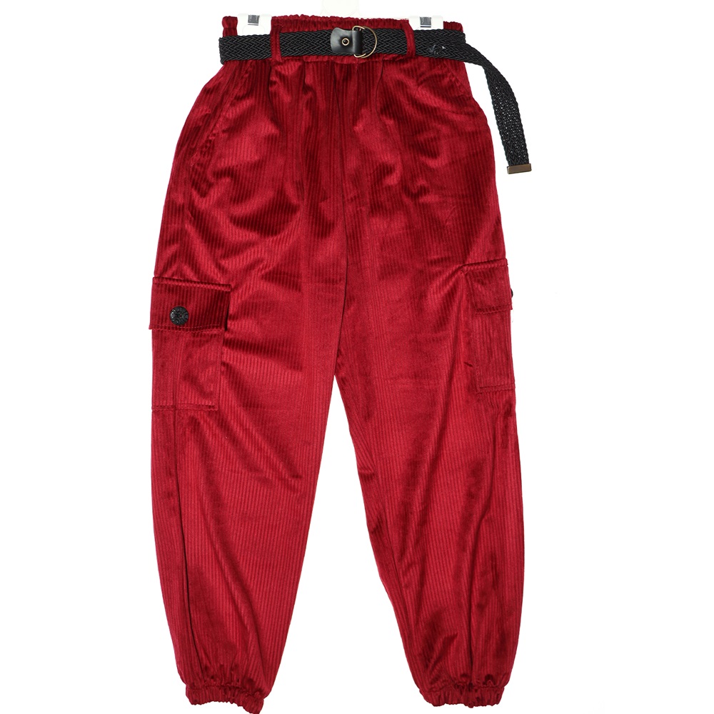 1018 Kız Çocuk Komando Kadife Pantolon 13-16 Yaş