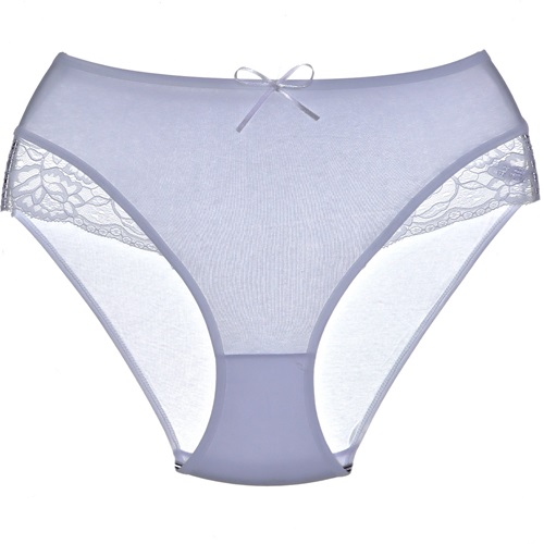 Rinna R-271 Bayan Ön Yan Bant Dantelli Bato - Beyaz - L