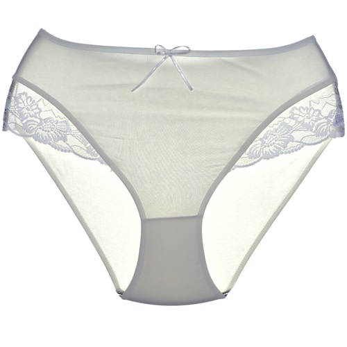 Rinna R-271 Bayan Ön Yan Bant Dantelli Bato - Ekru - L