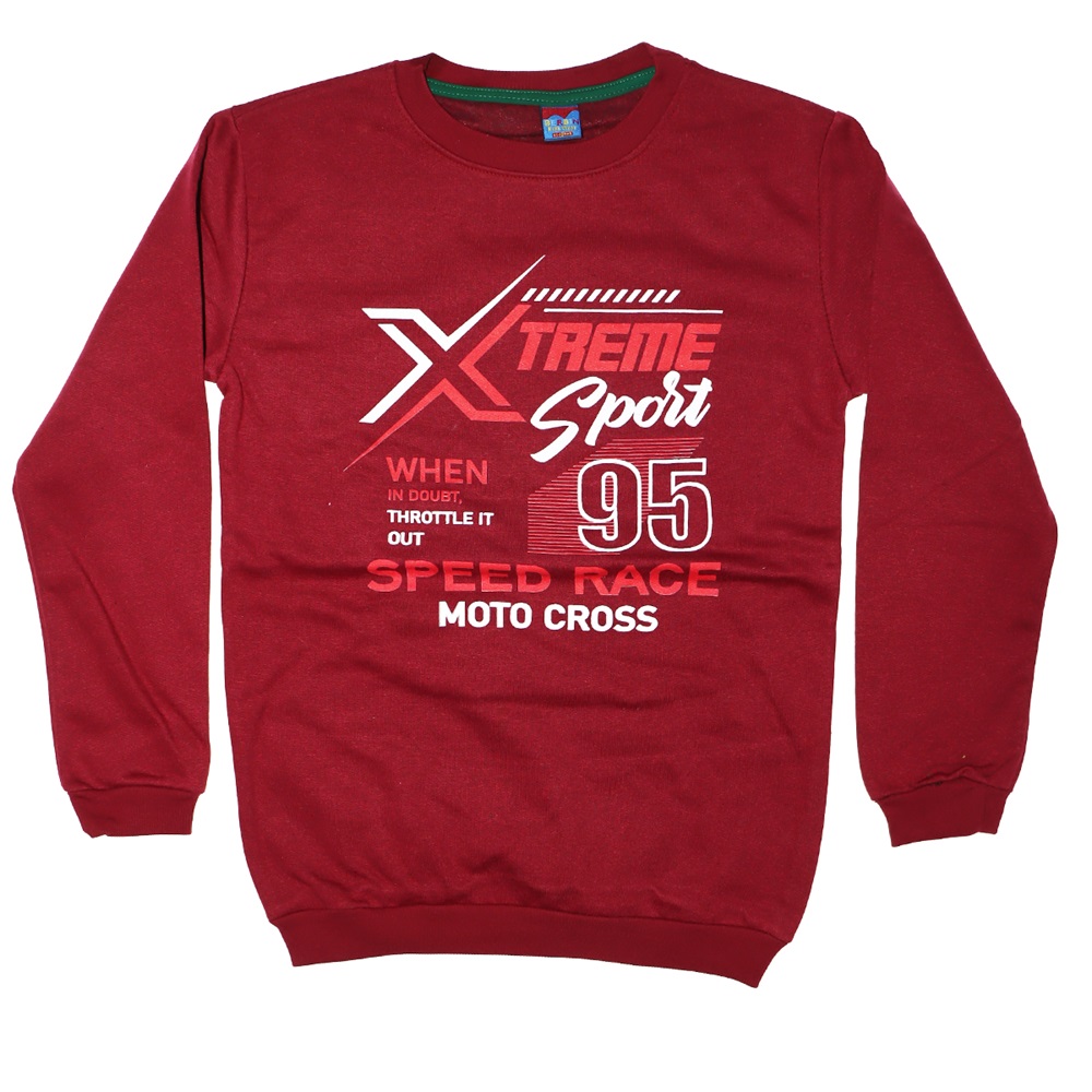 Erkek Ges Xtreme Baskılı Şardonlu Sweatshirt 7-12 Yaş