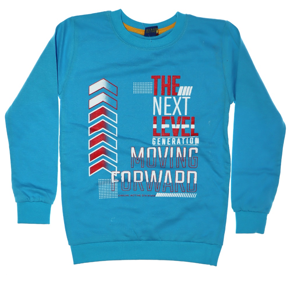 Erkek Çocuk Moving Baskılı Şardonlu Sweat 3-8 Yaş