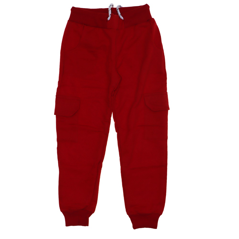 Kız 2 Tarafı Kargo Cepli Tek Eşofman Alt 5-8 Yaş