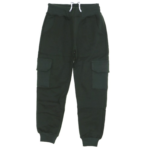 Kız Garson 2 Tarafı Kargo Cepli Tek Eşofman Alt 9-12 Yaş