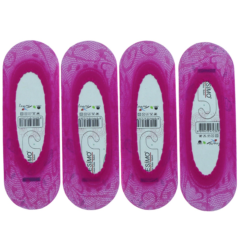 Desimo Bayan Düz Suba Babet Çorap - Fuşya